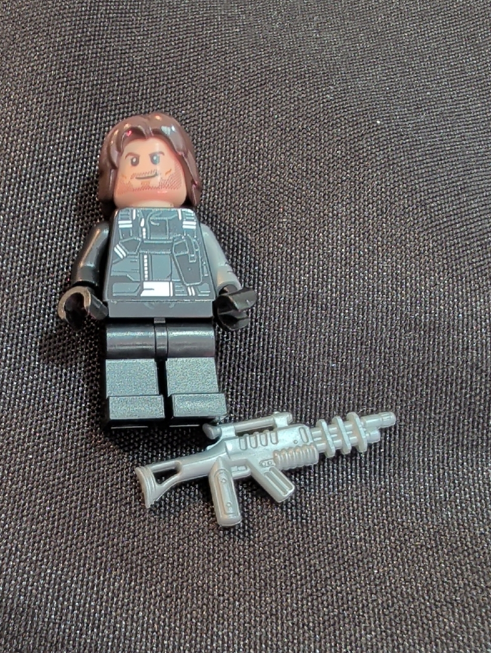 Lego Minifig Marvel Civil War Super Hero Winter Soldier Bucky